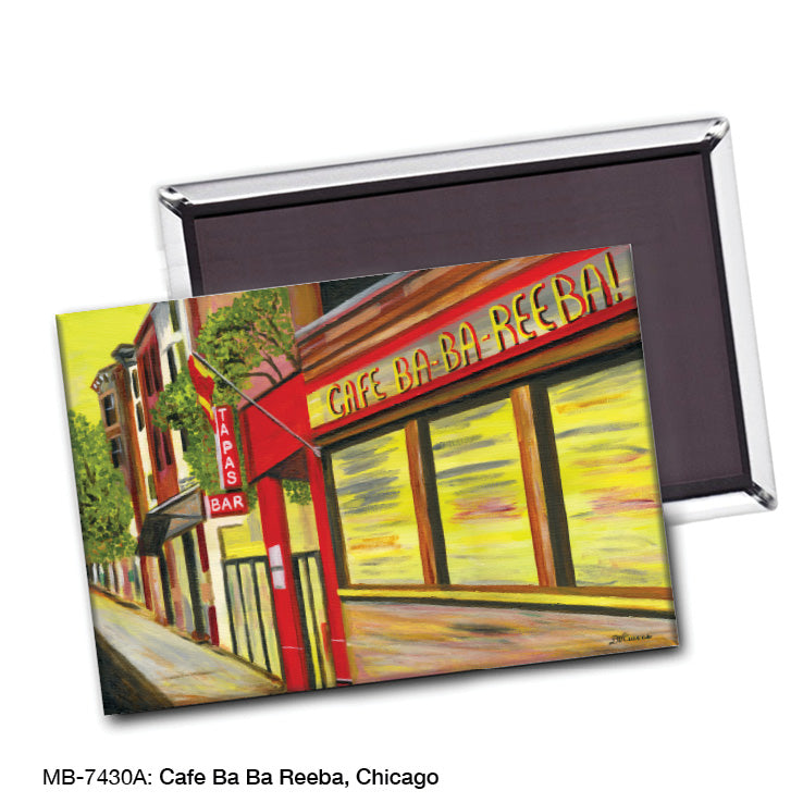 Cafe Ba Ba Reeba, Chicago, Magnet (M-7430A)