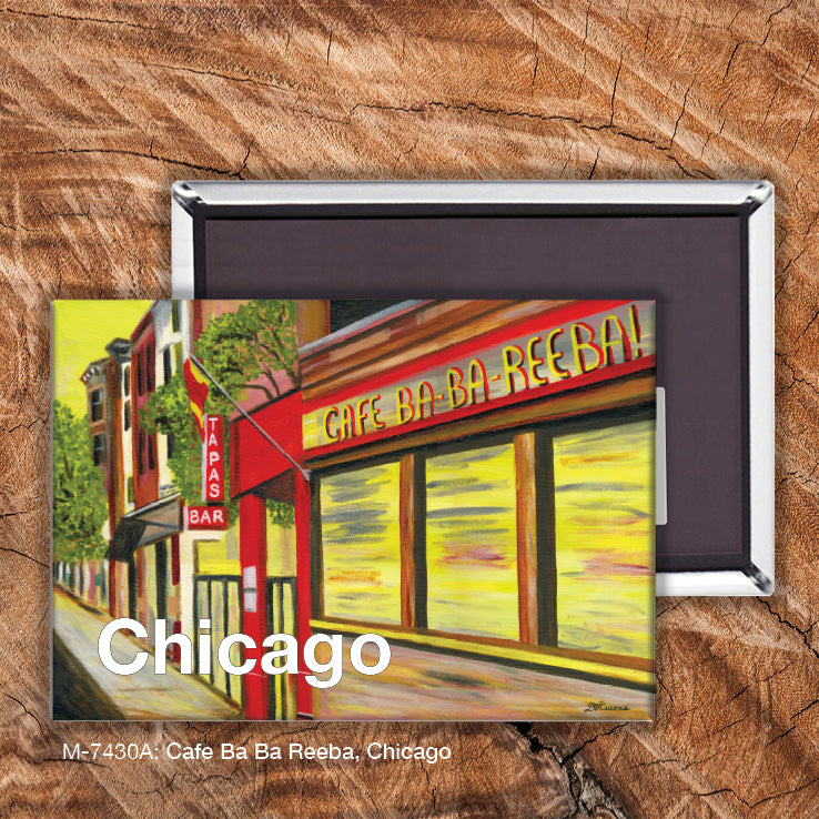 Cafe Ba Ba Reeba, Chicago, Magnet (M-7430A)