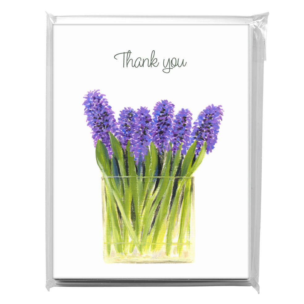 Bunch of Hyacinths, Greeting Card (7449B), A2 Card 8-Pack, www.printedcanvas.com