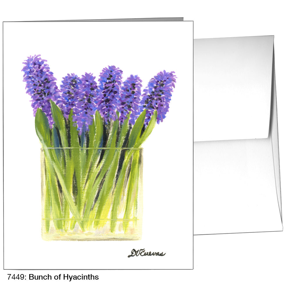 Bunch of Hyacinths, Greeting Card (7449), A2, printedcanvas.com