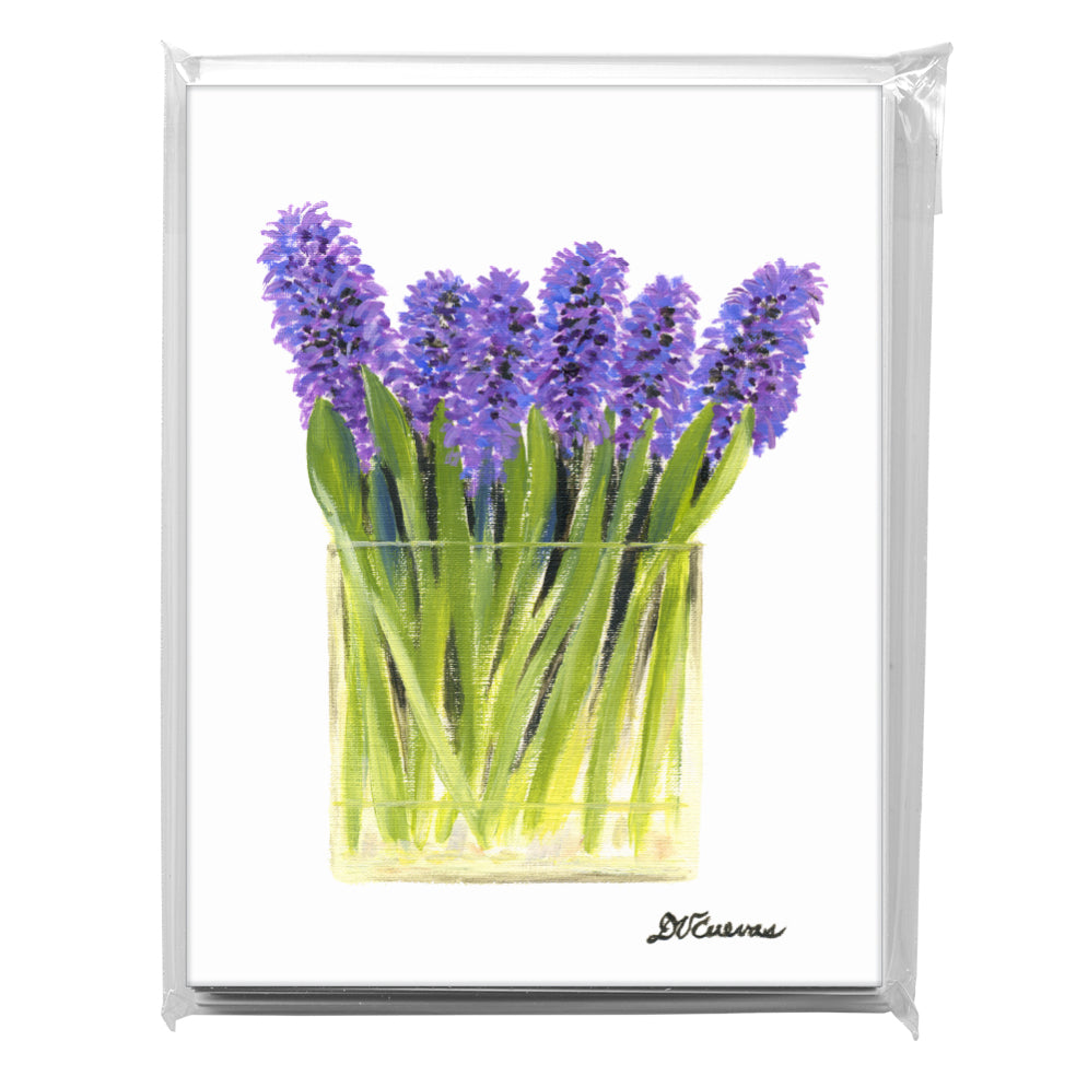Bunch of Hyacinths, Greeting Card (7449), A2 8-Pack, printedcanvas.com
