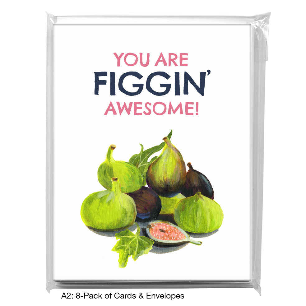 Figs, Greeting Card (7454B), A2 Card 8-Pack, www.printedcanvas.com