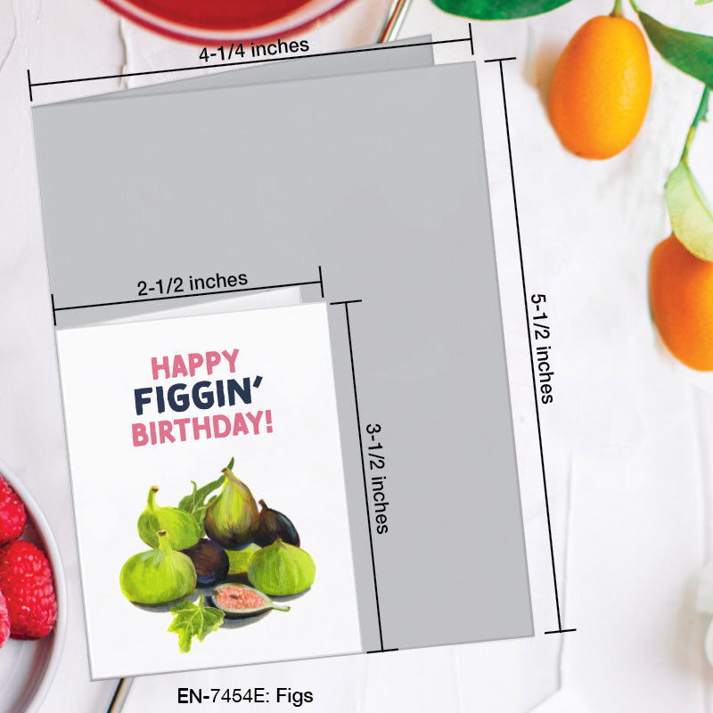 Figs, Greeting Card (7454E), Enclosure, www.printedcanvas.com