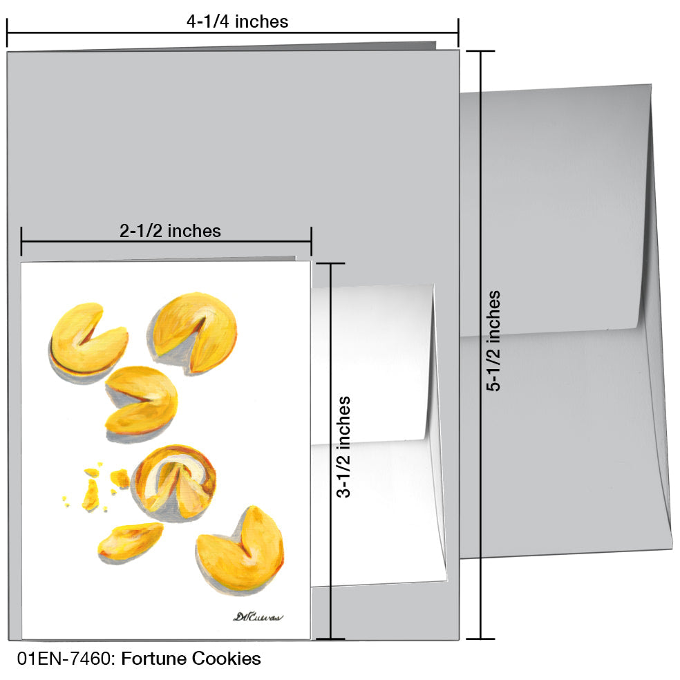 Fortune Cookies, Greeting Card (7460A), Enclosure, www.printedcanvas.com