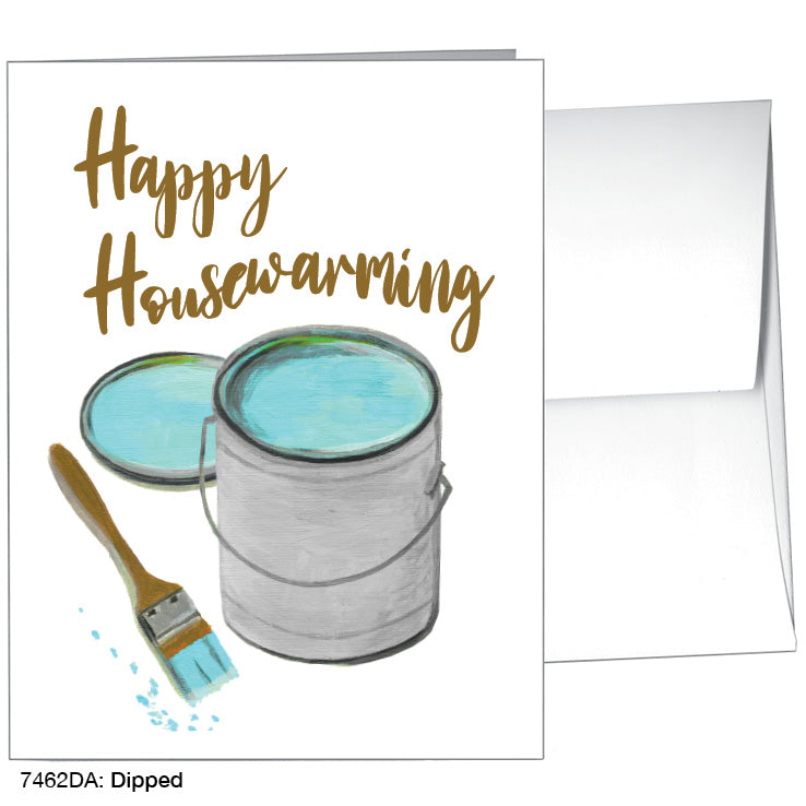 Dipped, Greeting Card (7462DA), Front, www.printedcanvas.com