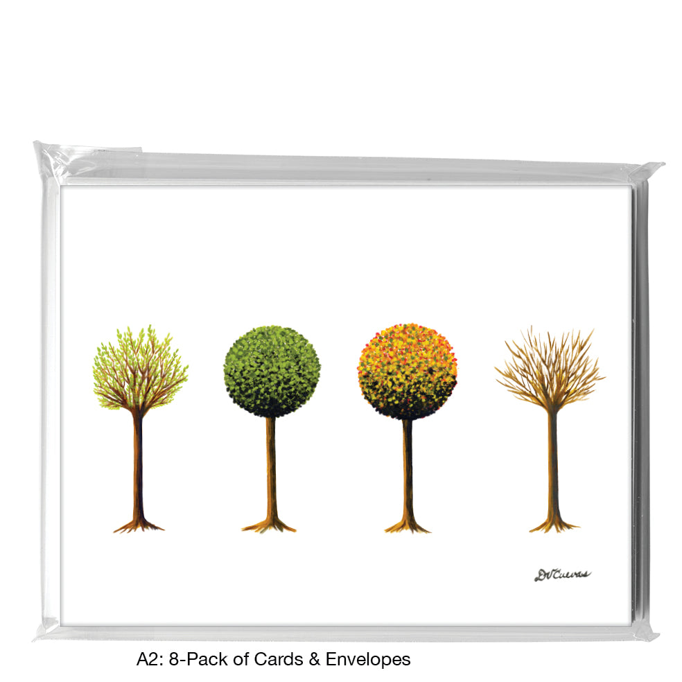 Seasons (08), Greeting Card (7478B), A2 Card 8-Pack, www.printedcanvas.com