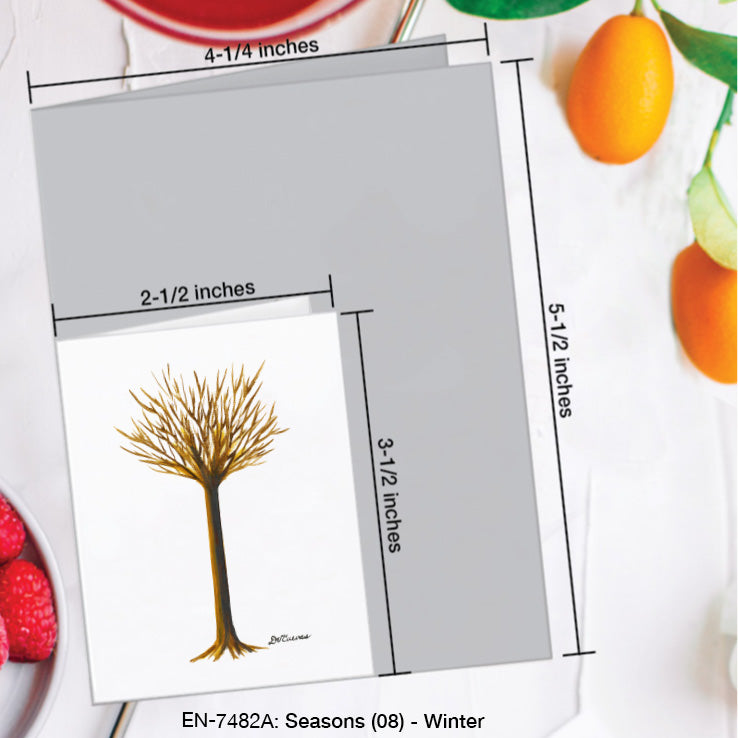 Seasons (08), Greeting Card (7482A), Enclosure Card, www.printedcanvas.com