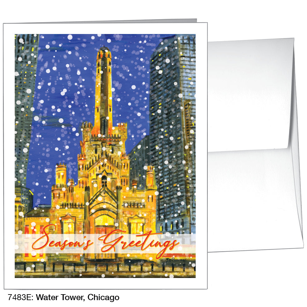 Water Tower, Chicago, Greeting Card (7483E), A2, printedcanvas.com