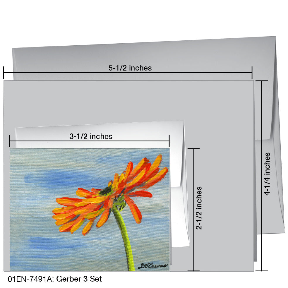 Gerber 3 Set, Greeting Card (7491A), Enclosure, www.printedcanvas.com
