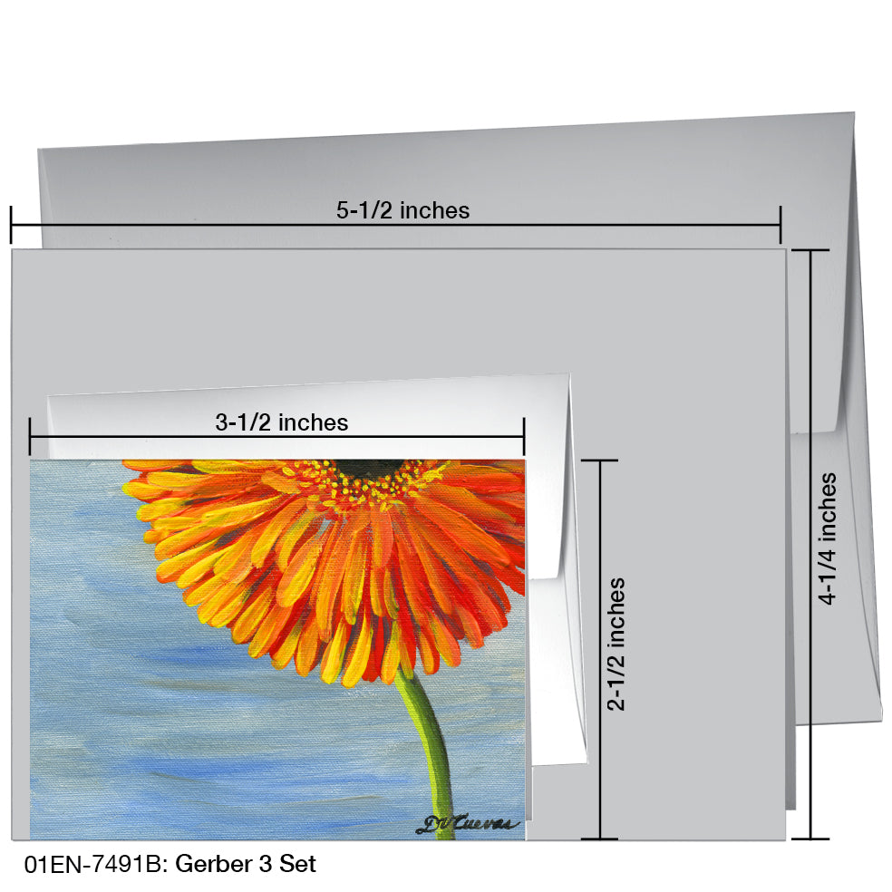 Gerber 3 Set, Greeting Card (7491B), Enclosure, www.printedcanvas.com