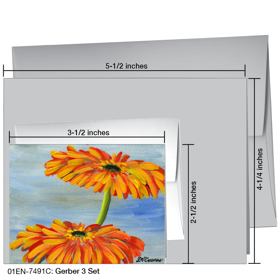 Gerber 3 Set, Greeting Card (7491C), Enclosure, www.printedcanvas.com