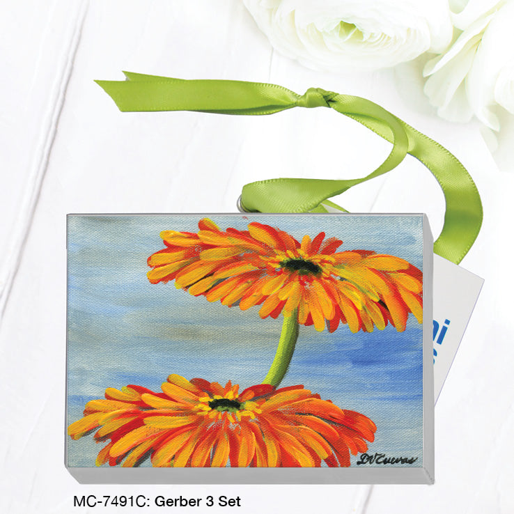 Gerber 3 Set, Mini Canvas (MC-7491C), Front, printedcanvas.com