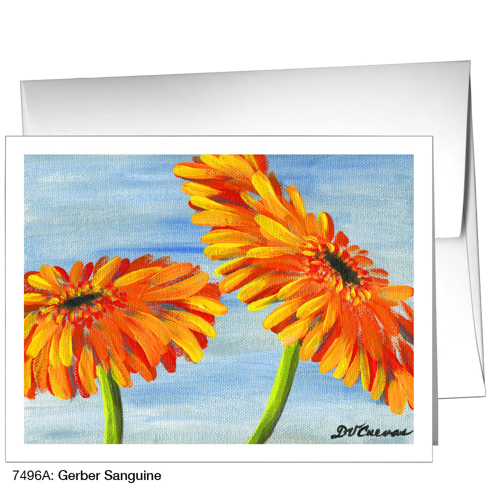 Gerber Sanguine, Greeting Card (7496A), A2, printedcanvas.com