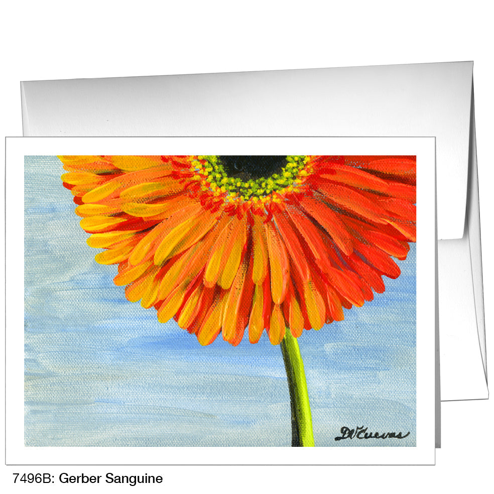Gerber Sanguine, Greeting Card (7496B), A2, printedcanvas.com