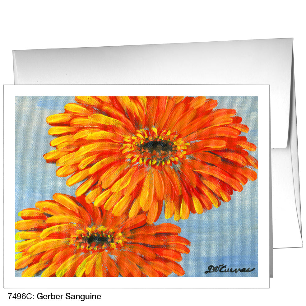 Gerber Sanguine, Greeting Card (7496C), A2, printedcanvas.com