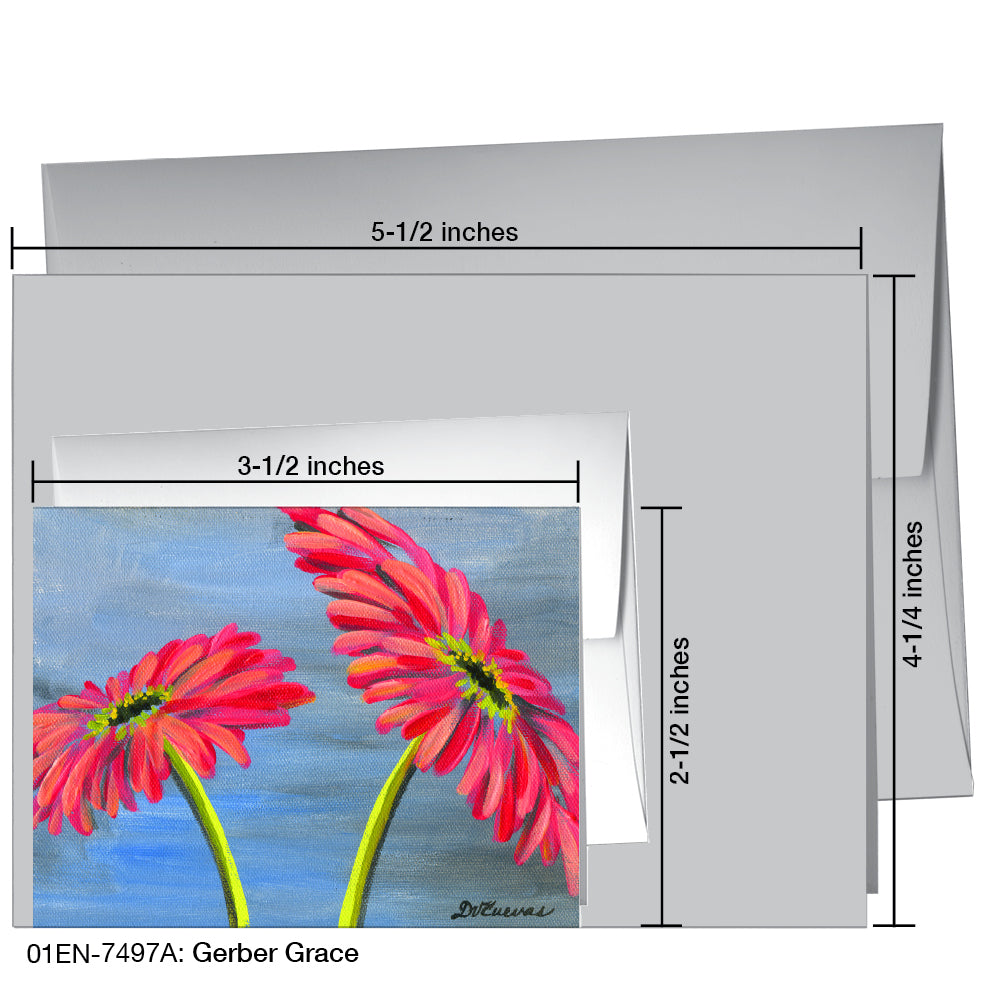 Gerber Grace, Greeting Card (7497A), Enclosure, www.printedcanvas.com