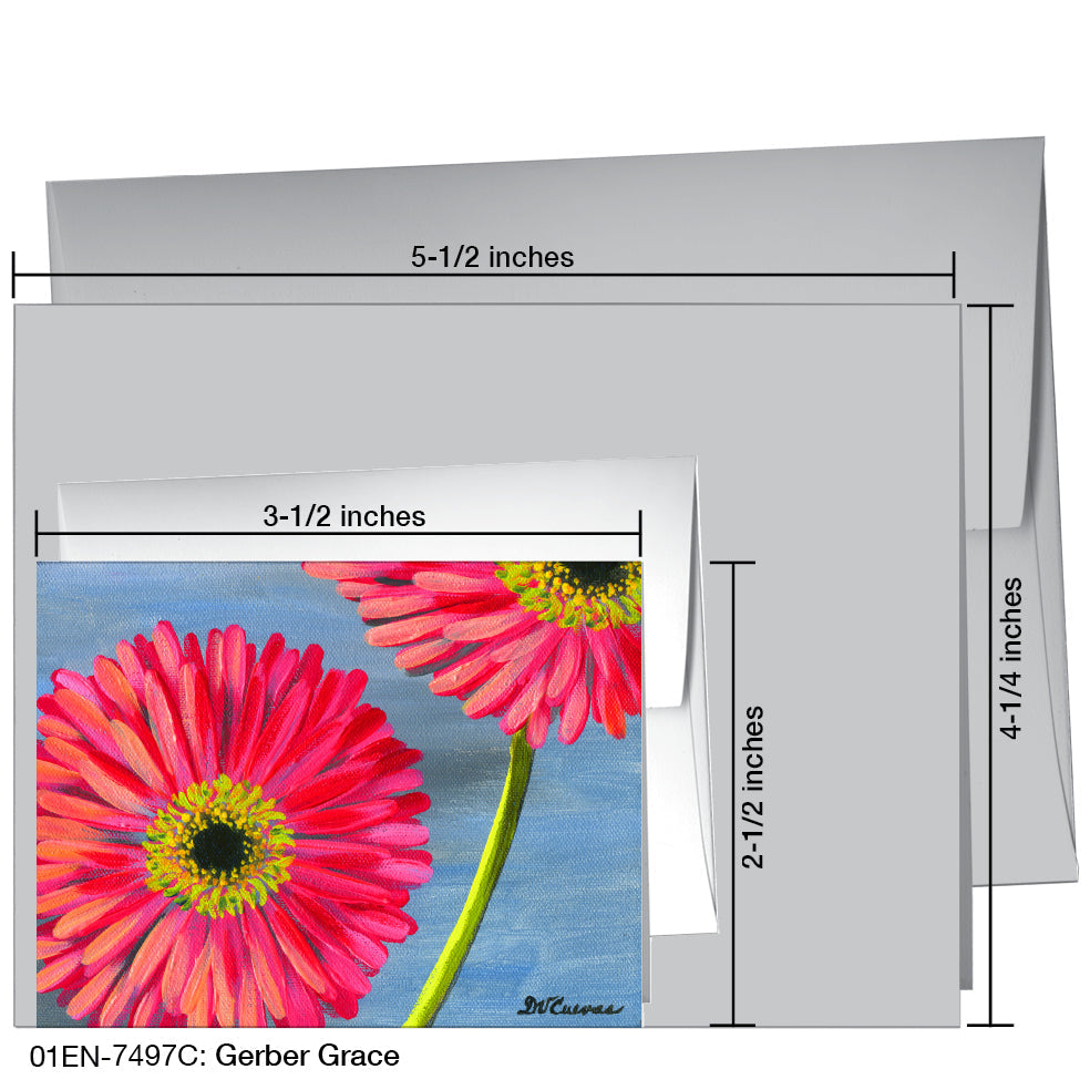 Gerber Grace, Greeting Card (7497C), Enclosure, www.printedcanvas.com
