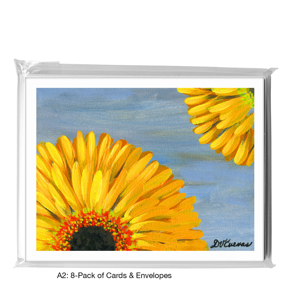 Gerber Sunny, Greeting Card (7498C), A2 Card 8-Pack, www.printedcanvas.com