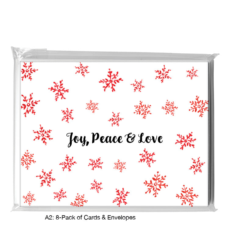 Snowflake Trio, Greeting Card (7505A)
