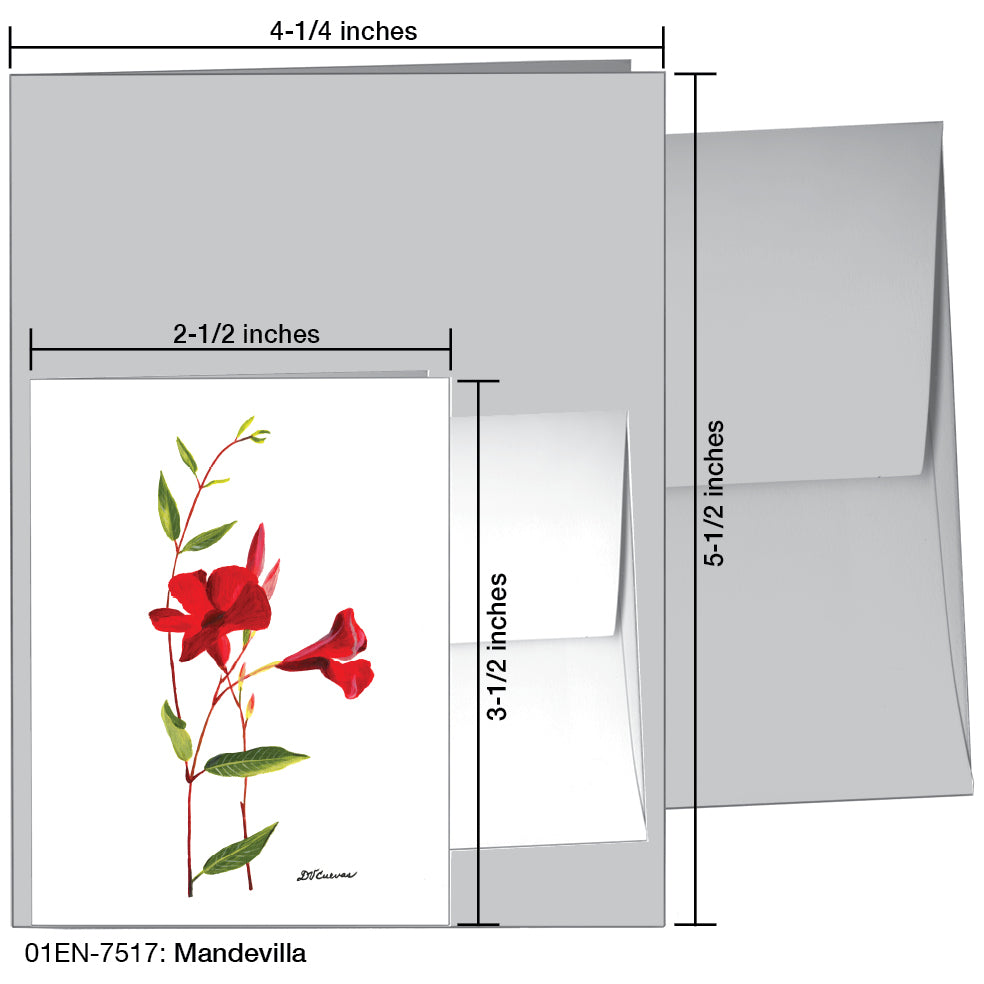 Mandevilla, Greeting Card (7517), Enclosure, printedcanvas.com