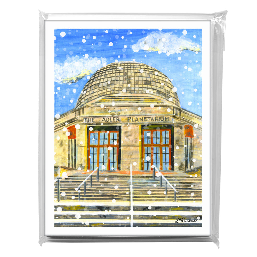 Adler Planetarium, Chicago, Greeting Card (7521E), A2 Card 8-Pack, www.printedcanvas.com