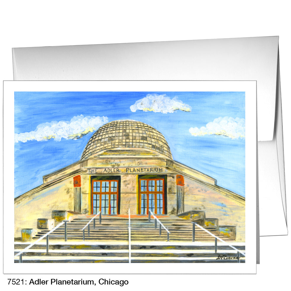 Adler Planetarium, Chicago, Greeting Card (7521), A2, printedcanvas.com