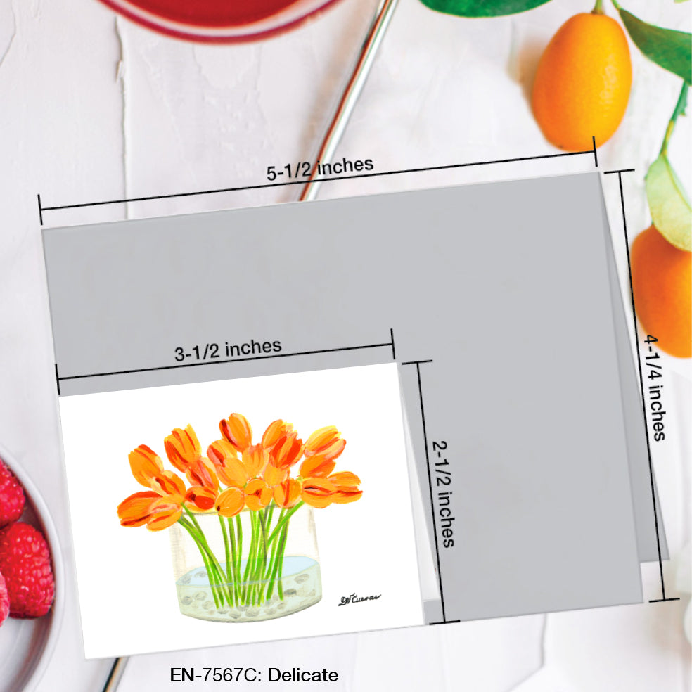 Delicate, Greeting Card (#7567C)