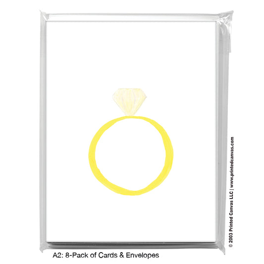 Diamond Ring, Greeting Card (#7571A)