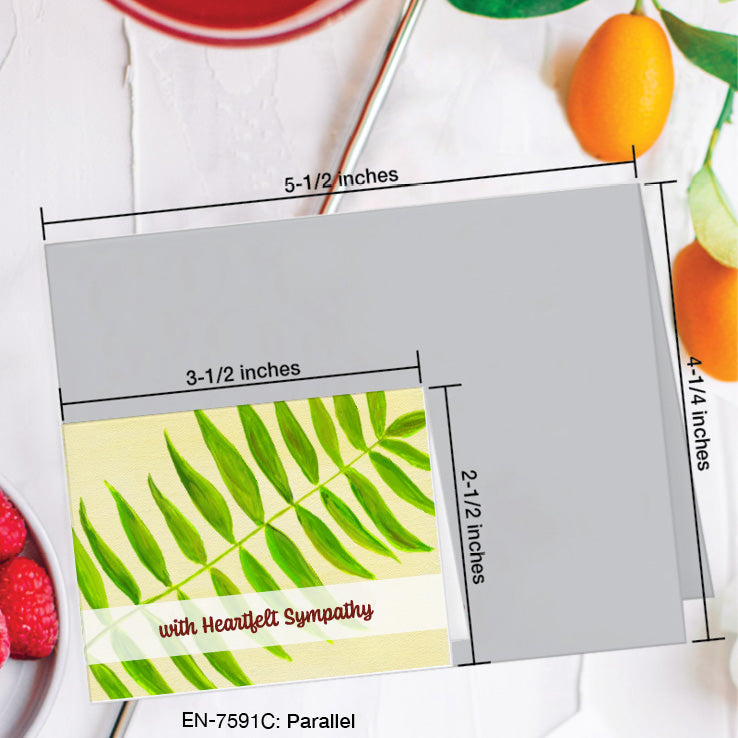 Parallel, Greeting Card (7591C), Enclosure, www.printedcanvas.com