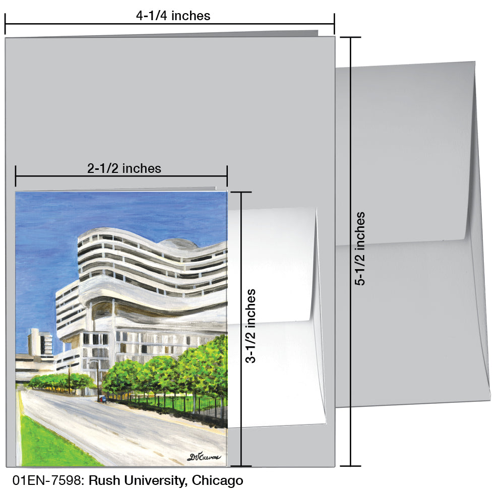 Rush University, Chicago, Greeting Card (7598), Enclosure, printedcanvas.com
