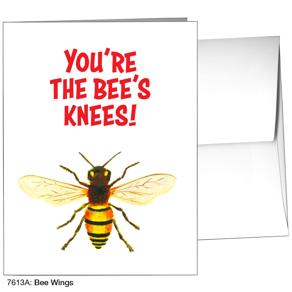 Bee Wings, Greeting Card (7613A), A2, printedcanvas.com
