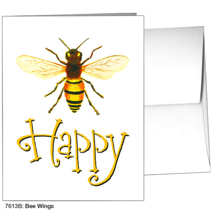 Bee Wings, Greeting Card (7613B)