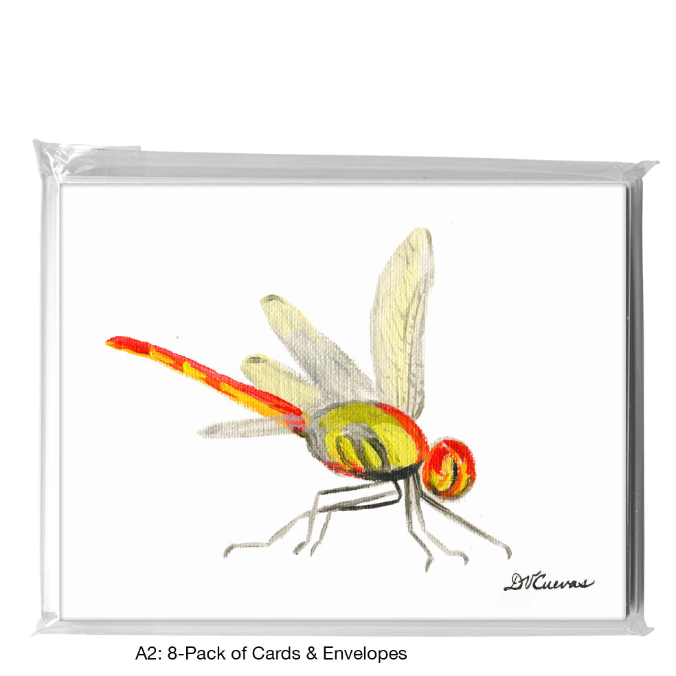 Dragonfly, Greeting Card (7616), A2 8-Pack, printedcanvas.com