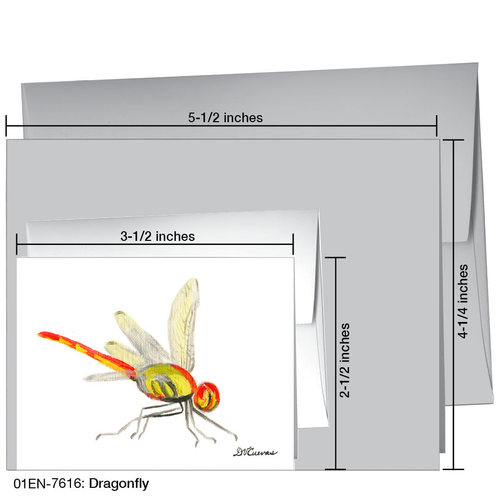 Dragonfly, Greeting Card (7616), Enclosure, printedcanvas.com