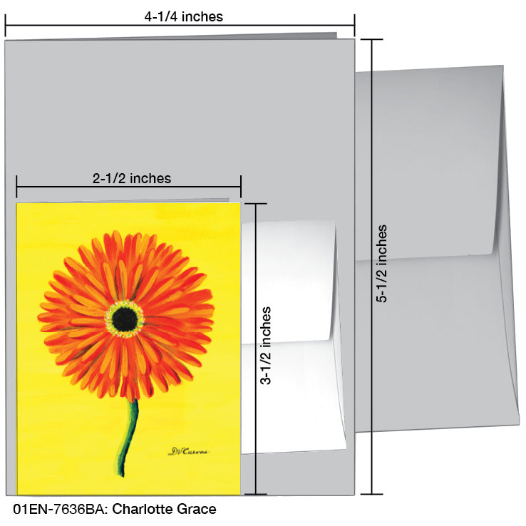 Charlotte Grace, Greeting Card (7636BA), Enclosure Card, www.printedcanvas.com