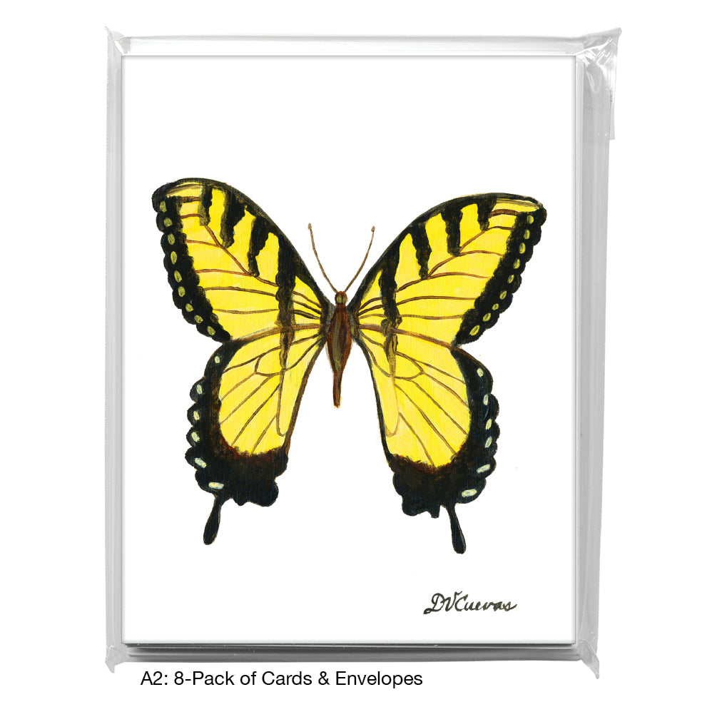 Tiger Swallowtail, Greeting Card (7648B), A2 8-Pack, printedcanvas.com
