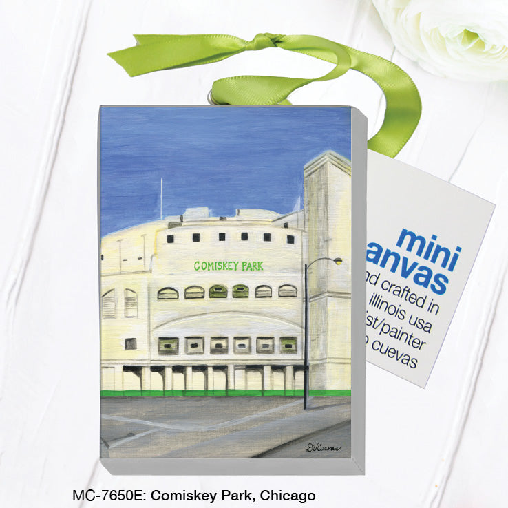 Comiskey Park, Chicago, Mini Canvas (MC-7650E), Front, printedcanvas.com