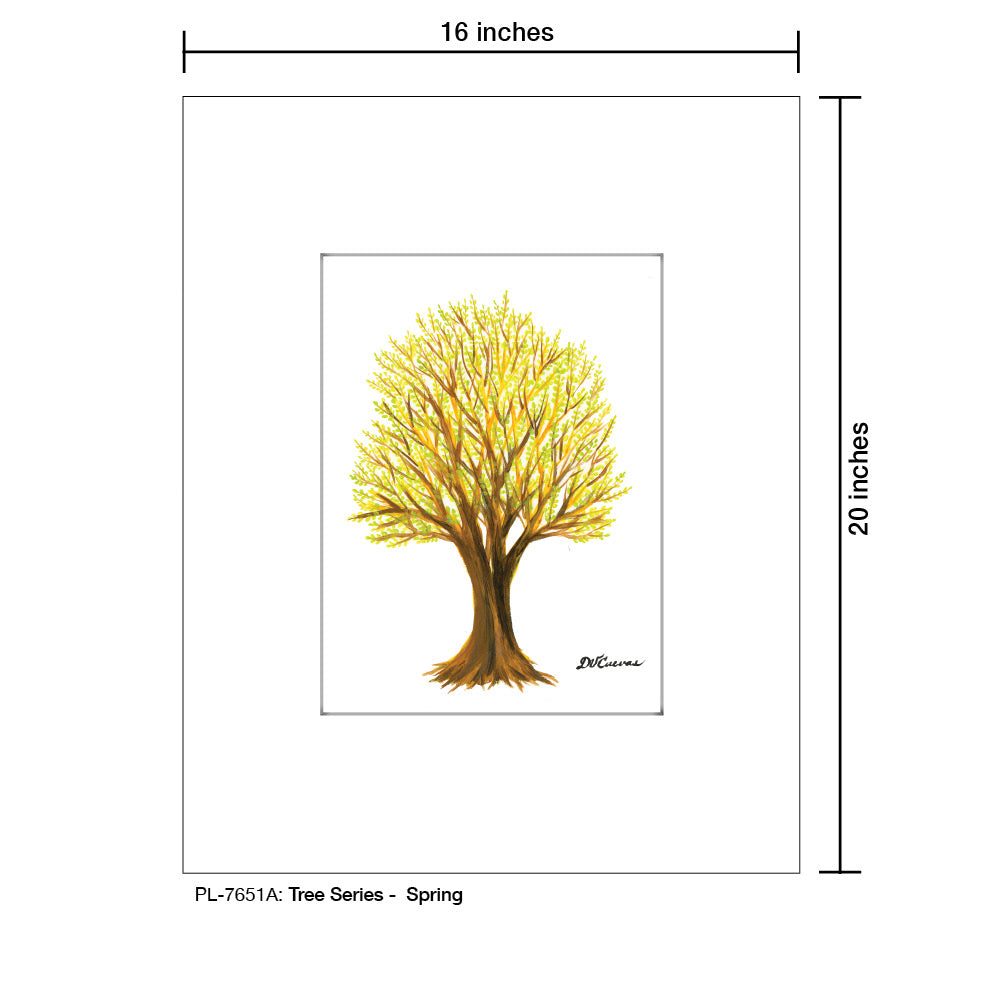 Tree Series, Print (#7651A), Printe Matted, www.printedcanvas.com