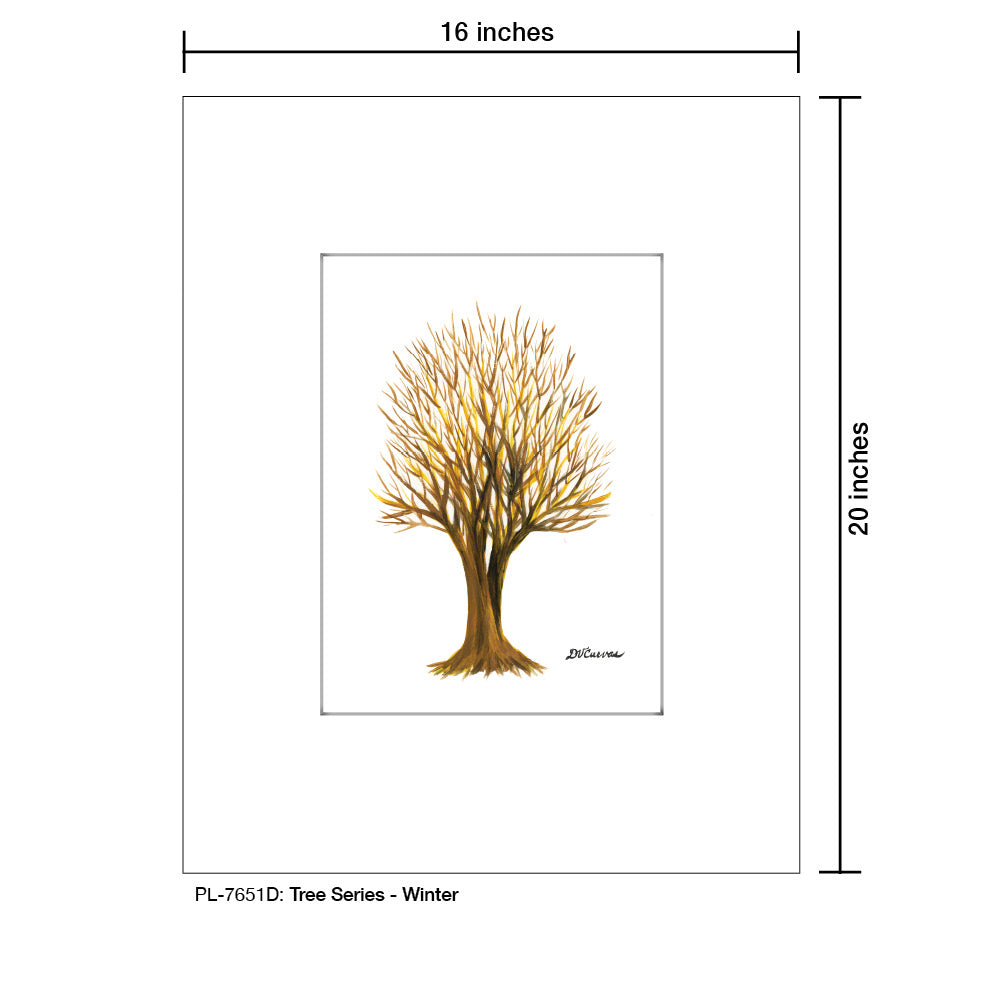 Tree Series, Print (#7651D), Printe Matted, www.printedcanvas.com