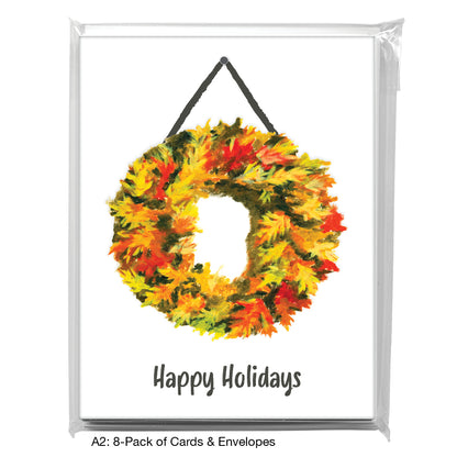 Wreath, Greeting Card (7666G)