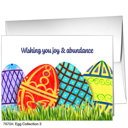 Egg Collection 3, Greeting Card (7670A)