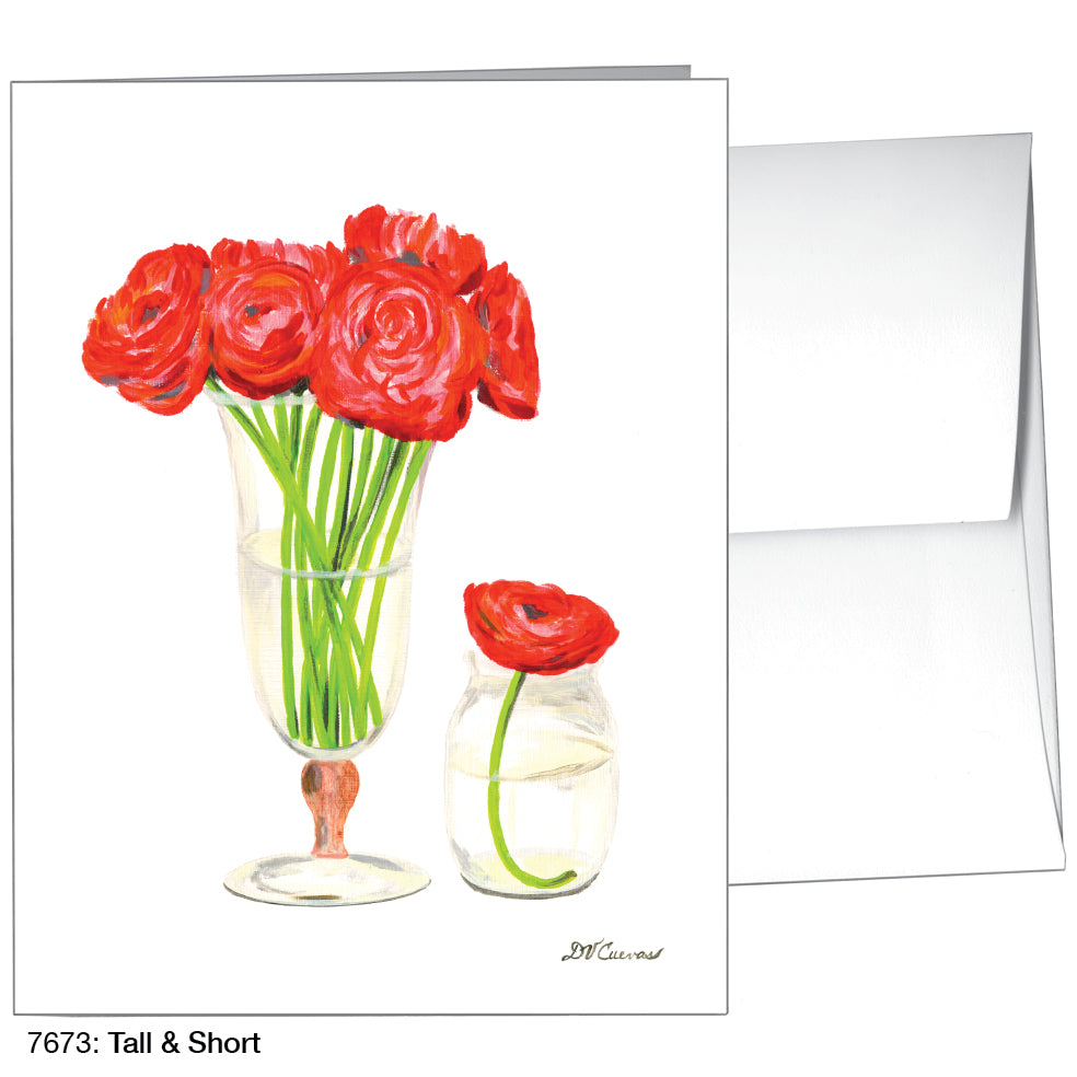 Tall & Short, Greeting Card (7673), A2, printedcanvas.com