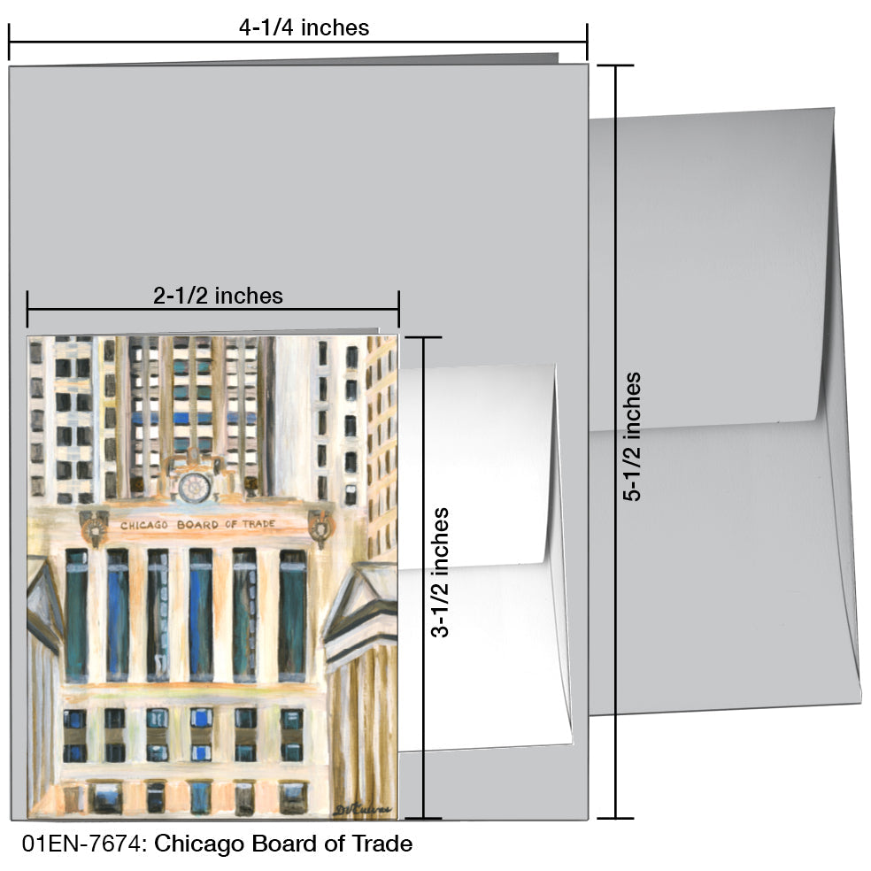 Chicago Board of Trade, Greeting Card (7674A), Enclosure, www.printedcanvas.com