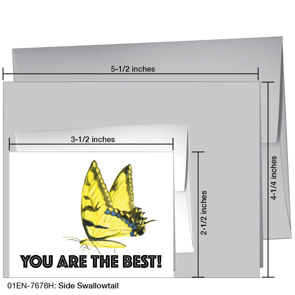 Side Swallowtail, Greeting Card (7678H)