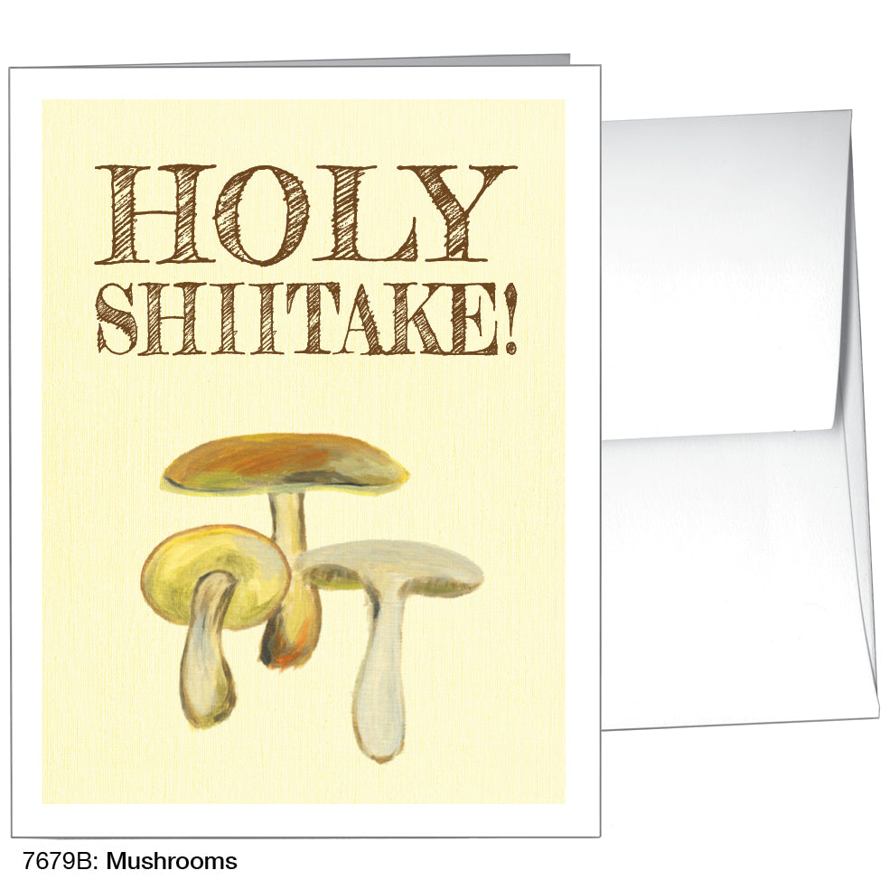 Mushrooms, Greeting Card (7679B), A2, printedcanvas.com