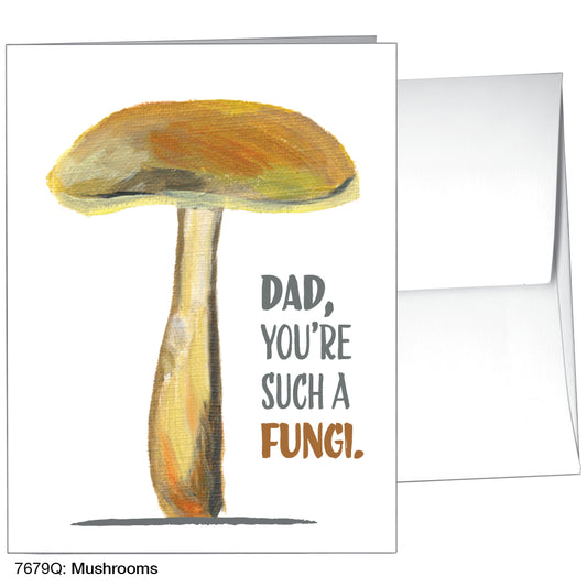 Mushrooms, Greeting Card (7679Q)
