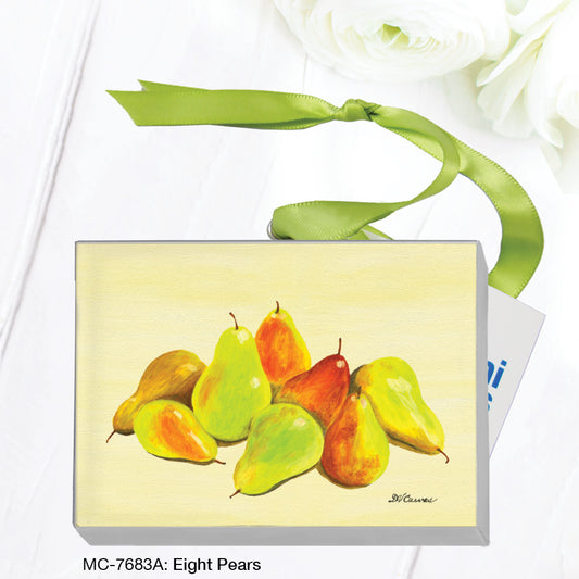 Eight Pears, Mini Canvas (MC-7683A)