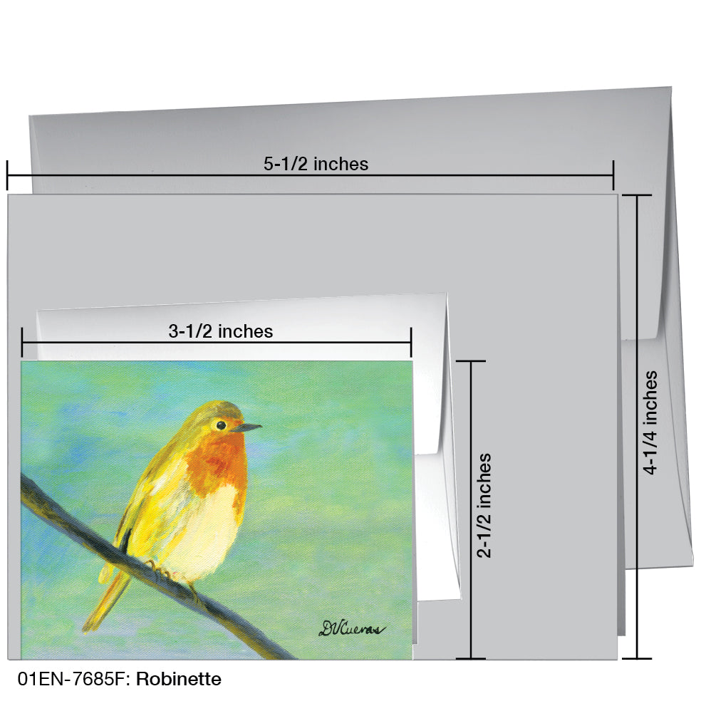 Robinette, Greeting Card (7685F), Enclosure, www.printedcanvas.com