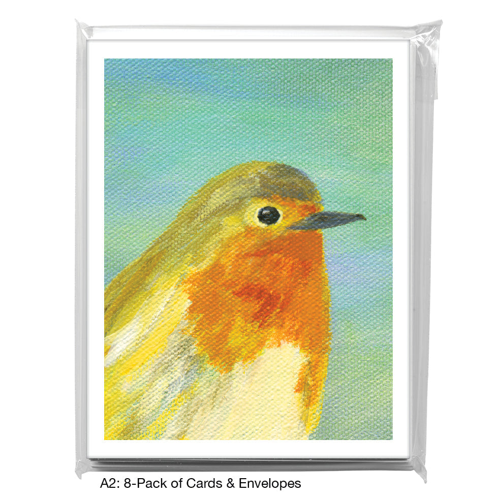 Robinette, Greeting Card (7685H), A2 Card 8-Pack, www.printedcanvas.com
