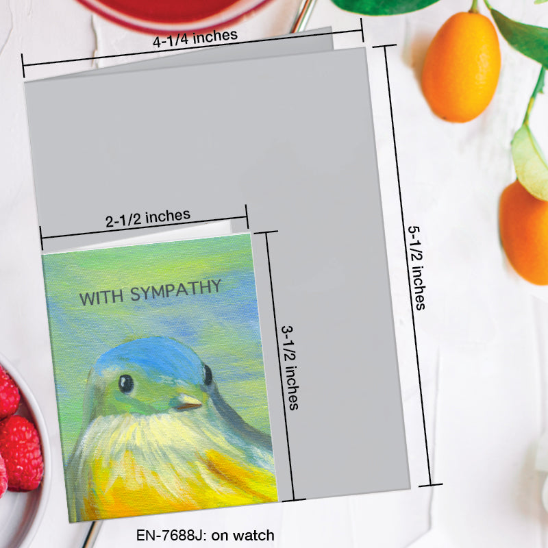 On Watch, Greeting Card (7688J), Enclosure, www.printedcanvas.com